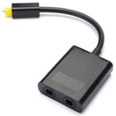 1 in 2 Out Digital Fiber Audio Optical Splitter Cable ,Fiber optic adapter,
