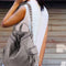 Women Backpack Purse 3 ways PU Washed Leather Rivet Studded Ladies Rucksack F8N3