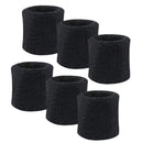 6 Pack Men Women Wrist Sweatband Sports Wristband for Running, Gym Workout, Z2T7