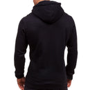 Men Fashion Hip Hop Pocket Zip Up Hooded Sweatshirt Casual Solid Long Sleev A3L9