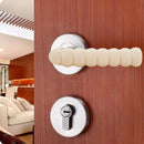 Door Handle Protector Door Handle Bumper in Beige Child and Wall Protector