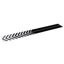 Universal 2X Car Racing Black Long Stripe Graphics Side Body Vinyl Decals Stickers