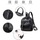 Mini Backpack, Classic Leather Travel Daypack Shoulder Bag for Women Girls