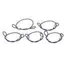 Steel Tether Lanyard with 5PCS 12Inch for GoPro Hero 5/4/3+/3/2/1/Session (