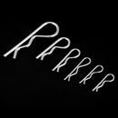 1 Set of 150Pcs R Cotter Pins Tractor Pin Clips with Plastic Box Assortment