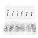 1 Set of 150Pcs R Cotter Pins Tractor Pin Clips with Plastic Box Assortment