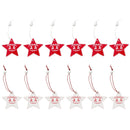12pcs Party Supplies DIY Gifts Christmas Tree Decoration Wooden Ornaments X P6S8