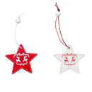 12pcs Party Supplies DIY Gifts Christmas Tree Decoration Wooden Ornaments X P6S8