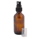100ML Amber Glass Spray Bottle with Black ATOMISER Sprays,Refillable Contai