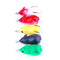 FO0125B 5Pcs/Set 5CM 8.5G 3D Eye Rubber Mouse Frog Lure Fishing Lure Topwater Artificial Soft Bait
