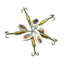 10 pieces spoon lure with blade 10 x 7g turning hard the towing and bass tr