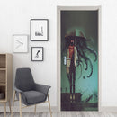 Miico MT011 Door Sticker Halloween Sticker Removable Wall Sticker Room Decoration
