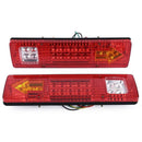 2x 12V Led Rear Tail Lights 19 Led Lights 5 functions Tail Indicator Lamp f