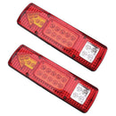 2x 12V Led Rear Tail Lights 19 Led Lights 5 functions Tail Indicator Lamp f