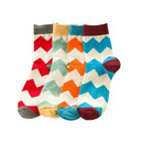 Women Girls Socks 4 Pack, Funny Lovely Pet Dog Painting Cartoon Adorable De F3M2