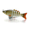 ZANLURE 4Piece /Box 2"/0.1oz Multi Jointed Fishing Lure Hard Baits Lifelike 6 Segments Swimbait Crankbaits