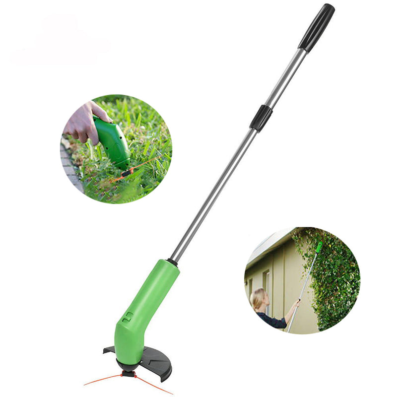 Garden Zip Trim Portable Cordless Trimmer Lawnmower Grass Edger Works With Standard Zip Ties