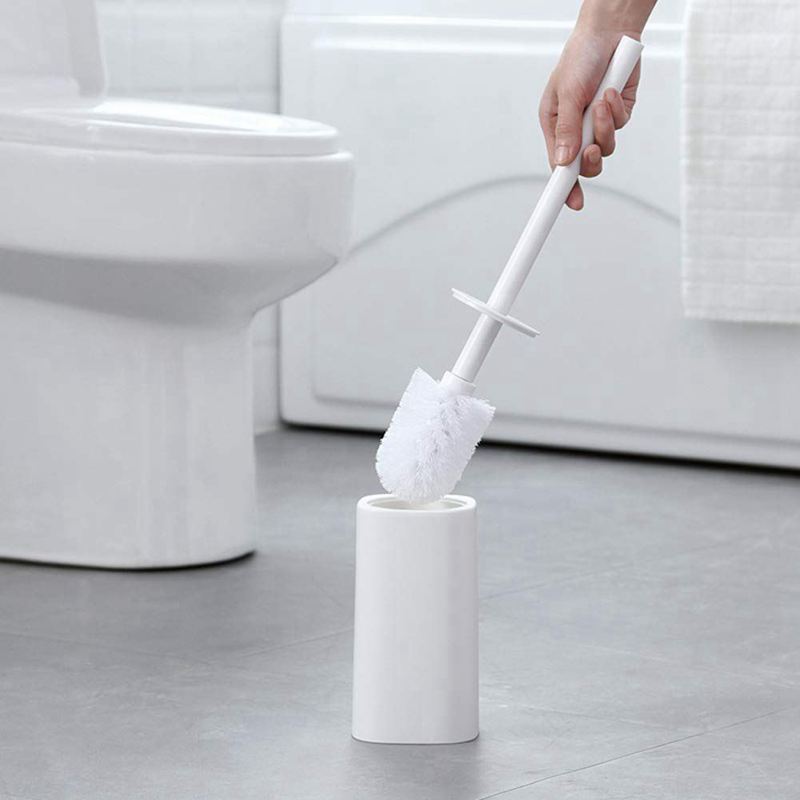No Drilling Brush Toilet Bowl and Holder, Household Creativity Toilet Brush U7Z3