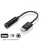 3Pcs Type C to 3.5mm Headphone Audio Adapter,USB-C to 3.5mm Female AUX Micr E6T3
