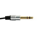 Premium 1.8m 6.35mm 1/8 inch Male Jack to 3.5mm 1/4 inch Male M/M Audio Ste K6L3
