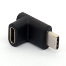90 Degree Type C Adapter, USB C Male to Female Adapter Upward and Downward  I1K9