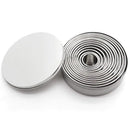 12PCS Cookie Cutters Stainless Steel Cookie Cutters Round Patisserie CuttersN7J5