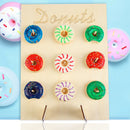 Wooden Donut Wall Candy Stand Table Holder Home Party Decorations Wedding Supply Sweet