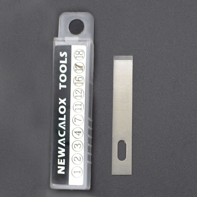 80Pcs 8 Different Stainless Steel Blades Art Hobby Cutter Wood Carving Tools Crafts Sculpting Tool