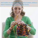 62 Pieces Knitting Needles Set with 18 Sizes Bamboo Knitting Needles and Kn M2E9