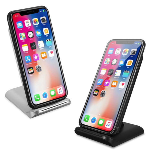 Bakeey Qi Wireless LED Light Fast Charger Desktop Holder For iPhone X 8 8Plus S9+S8 S7