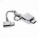 Key chain Type-C OTG Adapter Kits Micro-USB To Type C & USB To Type-C Conve D1P4