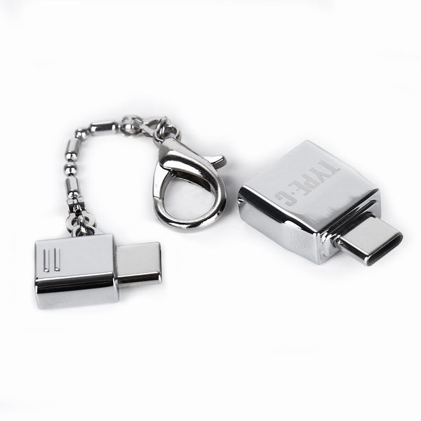Key chain Type-C OTG Adapter Kits Micro-USB To Type C & USB To Type-C Conve D1P4