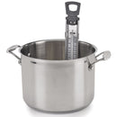 Candy/Jelly/Deep Fry Thermometer, Stainless Steel, with Pot Clip Attachment