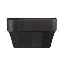 PU Leather Left Side Car Seat Crevice Gap Storage Box Pocket Organizer Phone Holder