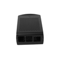 Black Aluminum Alloy Case with Cooling Fan Protective Shell Metal Enclosure fit for Raspberry Pi 4 Model B