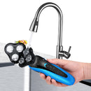 Multi Function Electric Shaver 4D Three Head Floating Water Wash Shaver Charging Men's Shaver Razor