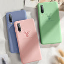 Bakeey Ultra Thin Liquid Silicone Deer Pattern Soft Protective Case For Xiaomi Mi A3 / Xiaomi Mi CC 9e