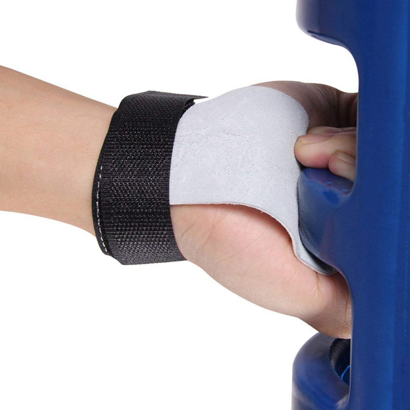 Palm Protector Synthetic Leather Glove Hand Protector Gym - M J5D4