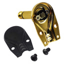 DIY 6.35MM 1/4inch Mono Male Right Angle Pancake Style Plug Connectors for
