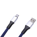 USB to Micro-USB Short Flat Charging Cable with Metal Connector for Android L8B5