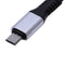 USB to Micro-USB Short Flat Charging Cable with Metal Connector for Android L8B5