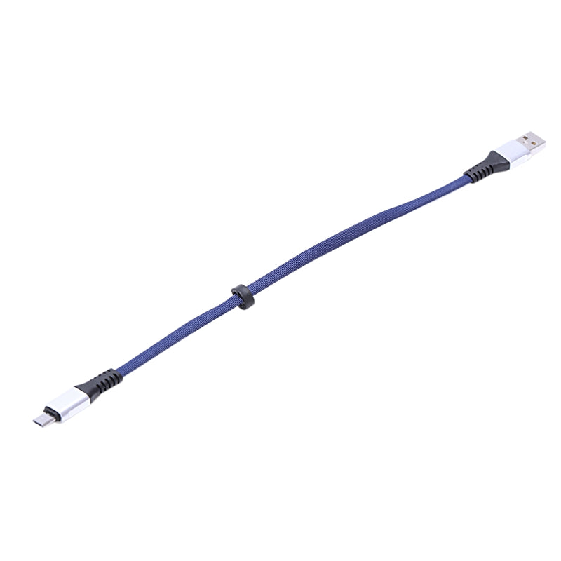USB to Micro-USB Short Flat Charging Cable with Metal Connector for Android L8B5