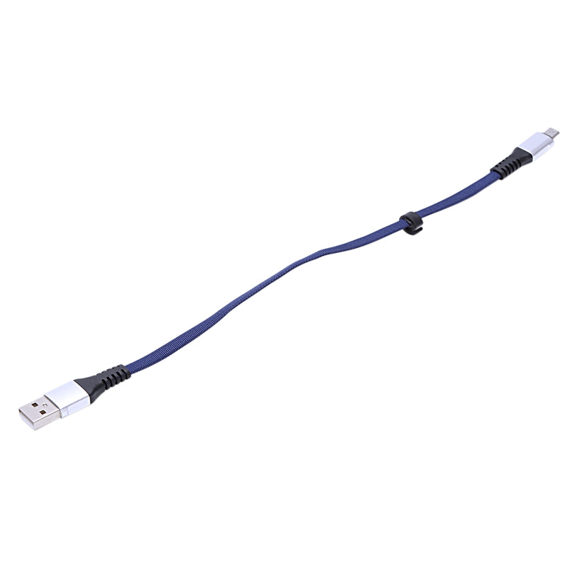 USB to Micro-USB Short Flat Charging Cable with Metal Connector for Android L8B5