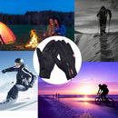 Waterproof Cycling Gloves Winter Gloves Windproof Outdoor Thermal Full Fing V3L9
