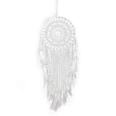 Dream Catchers for Bedroom, White Dream Catchers Crochet Wall Hanging Dream V1L2