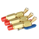 Air Conditioning Refrigerant 3PCS R410A R134A Shut Valves for AC HVAC Refri T3S6