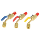 Air Conditioning Refrigerant 3PCS R410A R134A Shut Valves for AC HVAC Refri T3S6
