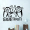 Creative Art Game Handle Wall Stickers "EAT SLEEP GAME" Black Vinyl Removable Printed Wall Sticker