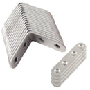 20-piece stainless steel holder 16 by 40 x 40 mm 90 degrees right angle L-s O3Z2