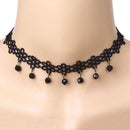 6 Pieces Choker Necklace Set Stretch Velvet Classic Gothic Tattoo Lace Chok